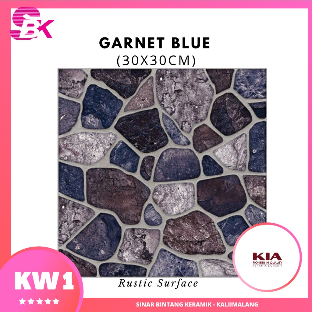 Keramik Teras 30x30 Garnet