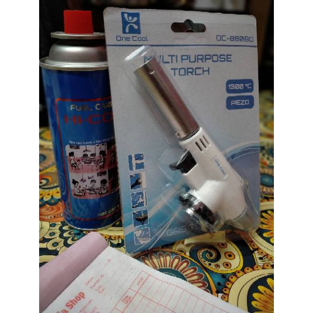 Paket Bundling Gas Torch Onecool + Hicook Blow Torch Gas Las Portable