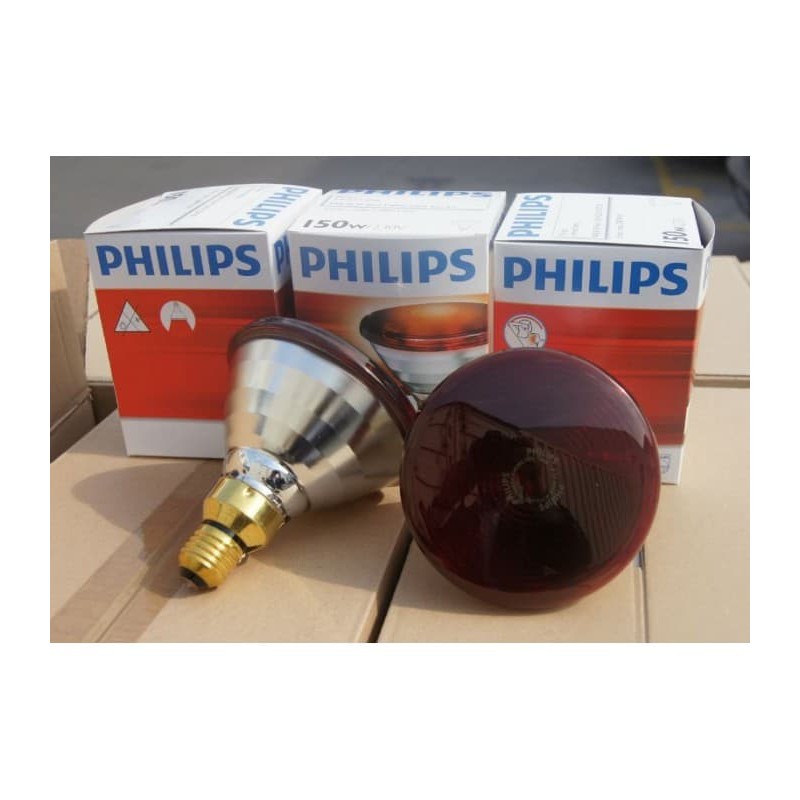 LAMPU TERAPI THERAPY INFRA RED PHILIPS PAR 38 150W INFRAPHIL