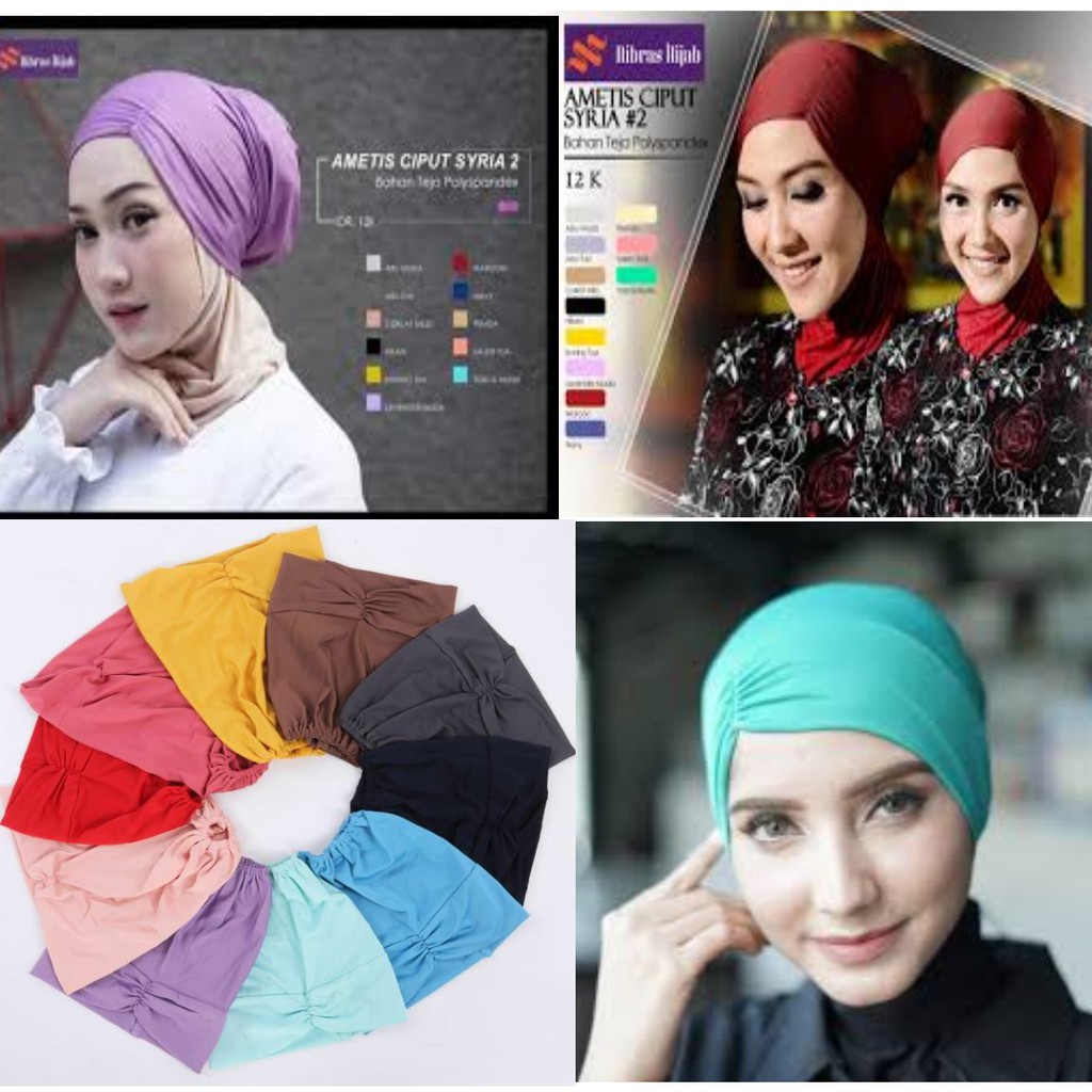 Ciput NIBRAS Inner Hijab NH 3902 Ametis 2 Ciput Syria Dalaman Jilbab Kekinian With Beauty Colour