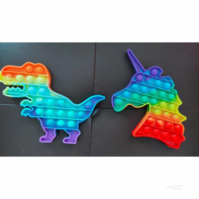 Diskon Fidget Toys Pop It - Mainan Anak - Unicorn Non Cod