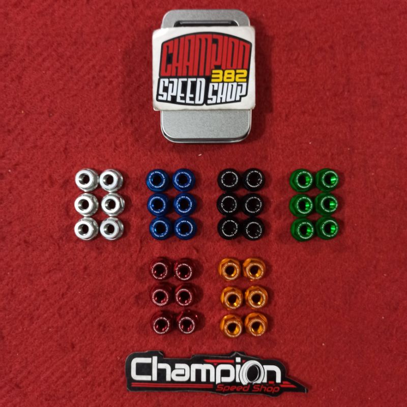 Mur Gear Gir Sprocket Nuts Aluminium M8 8mm WR3 Ninja R RR 150 R15 V3 XSR 155 GSX-R150 CBR 150R-1