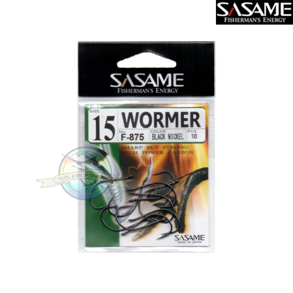 6770 Sasame F-875 Wormer Bait Hook Size 3 