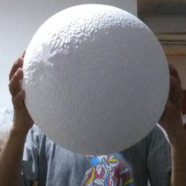 Bola gabus styrofoam 30cm diameter kasar