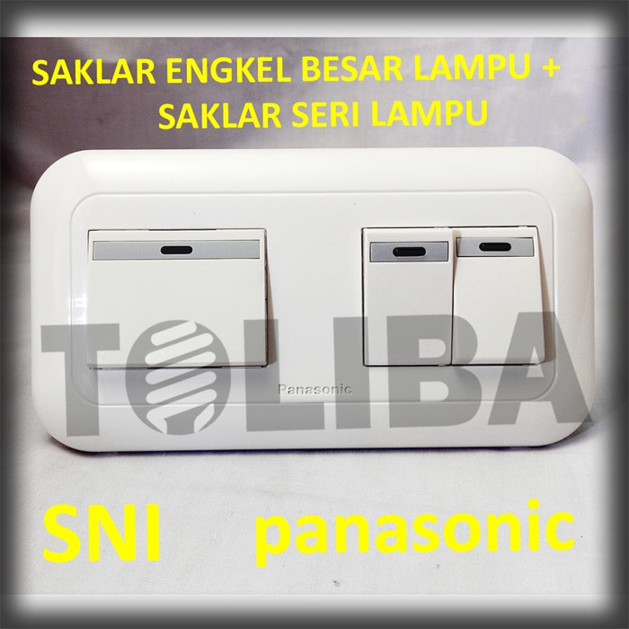 saklar engkel besar lampu + saklar seri lampu inbow ib panasonic SNI