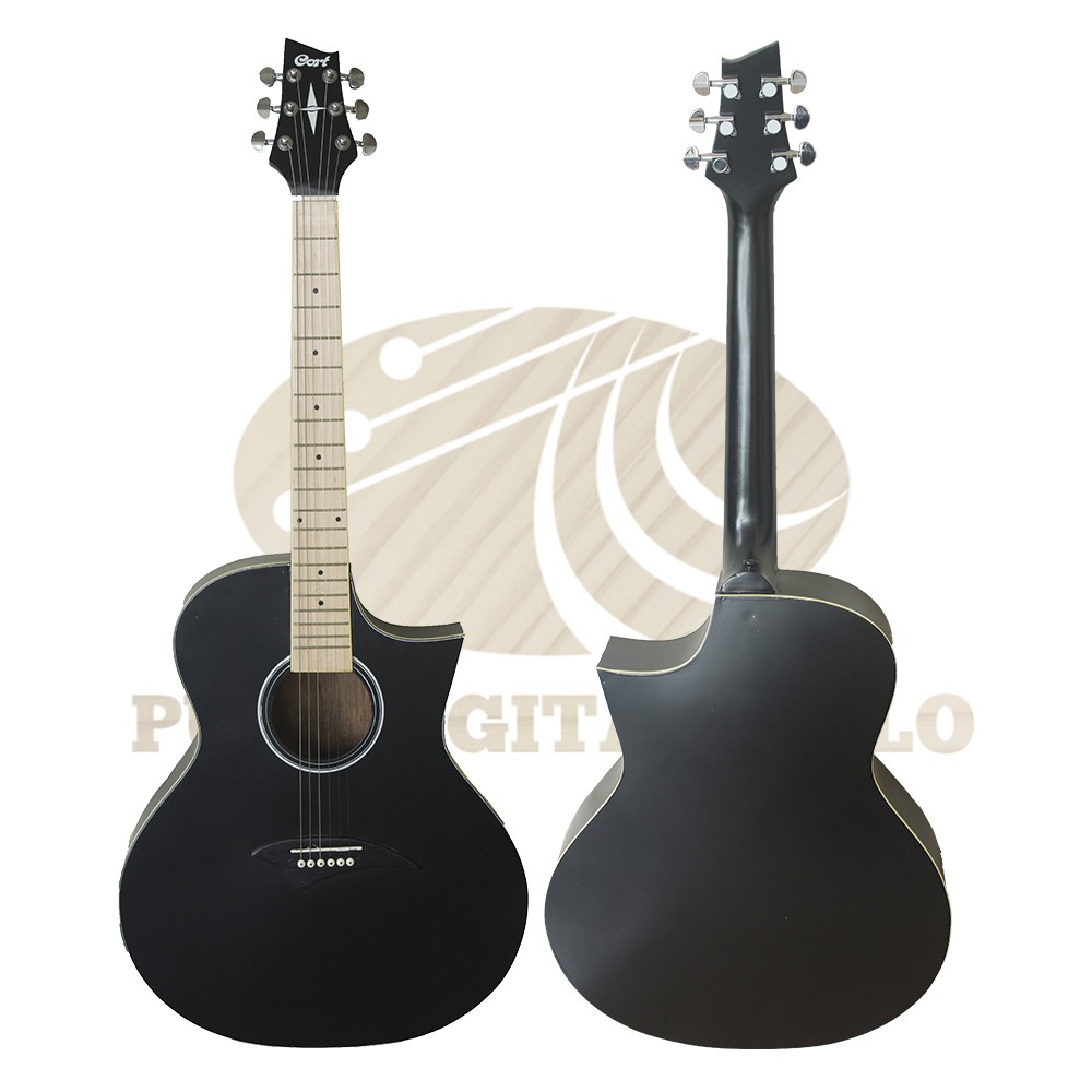 Gitar Cort Akustik Double Run Neck Utuh Terbaru