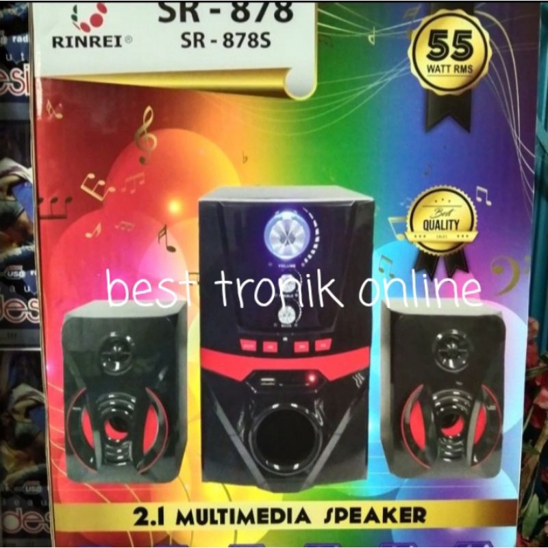 Rinrei Speaker SR 878S Bluetooth Radio