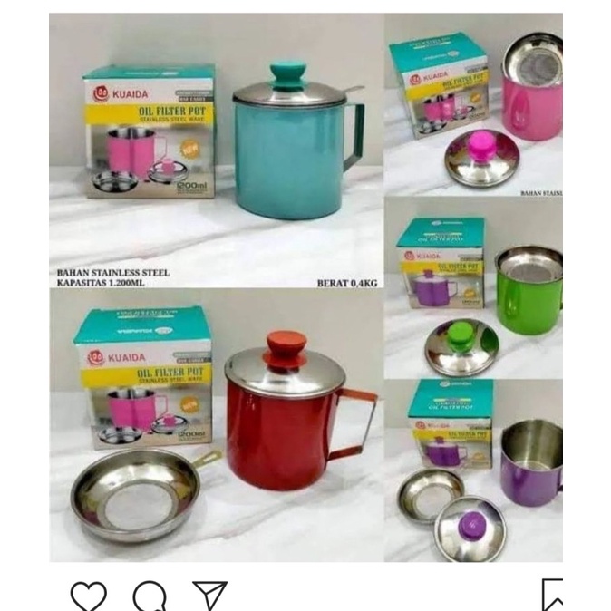 oil pot filter warna