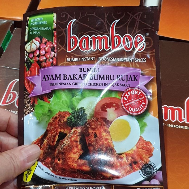 

Ayam Bakar bumbu rujak milik Bamboe