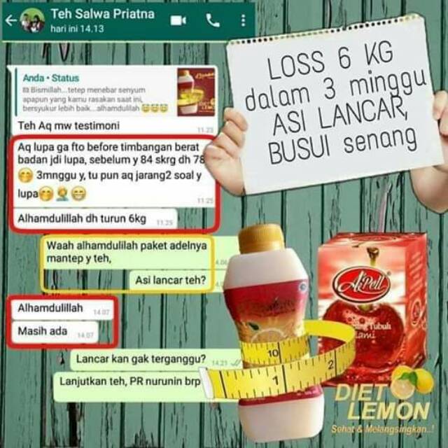 DLEMONIE PAKET HEMAT PAKET ADEL D'LEMONIE ORIGINAL ( 15 KAPSUL APEL SUPER DAN 1 BOTOL LEMON)