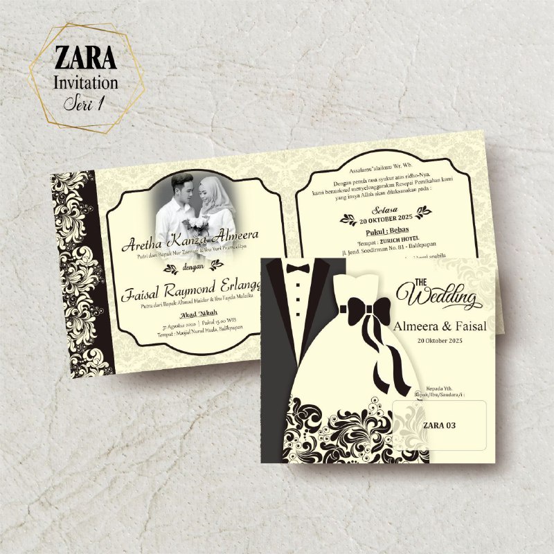 Undangan ZARA invitation