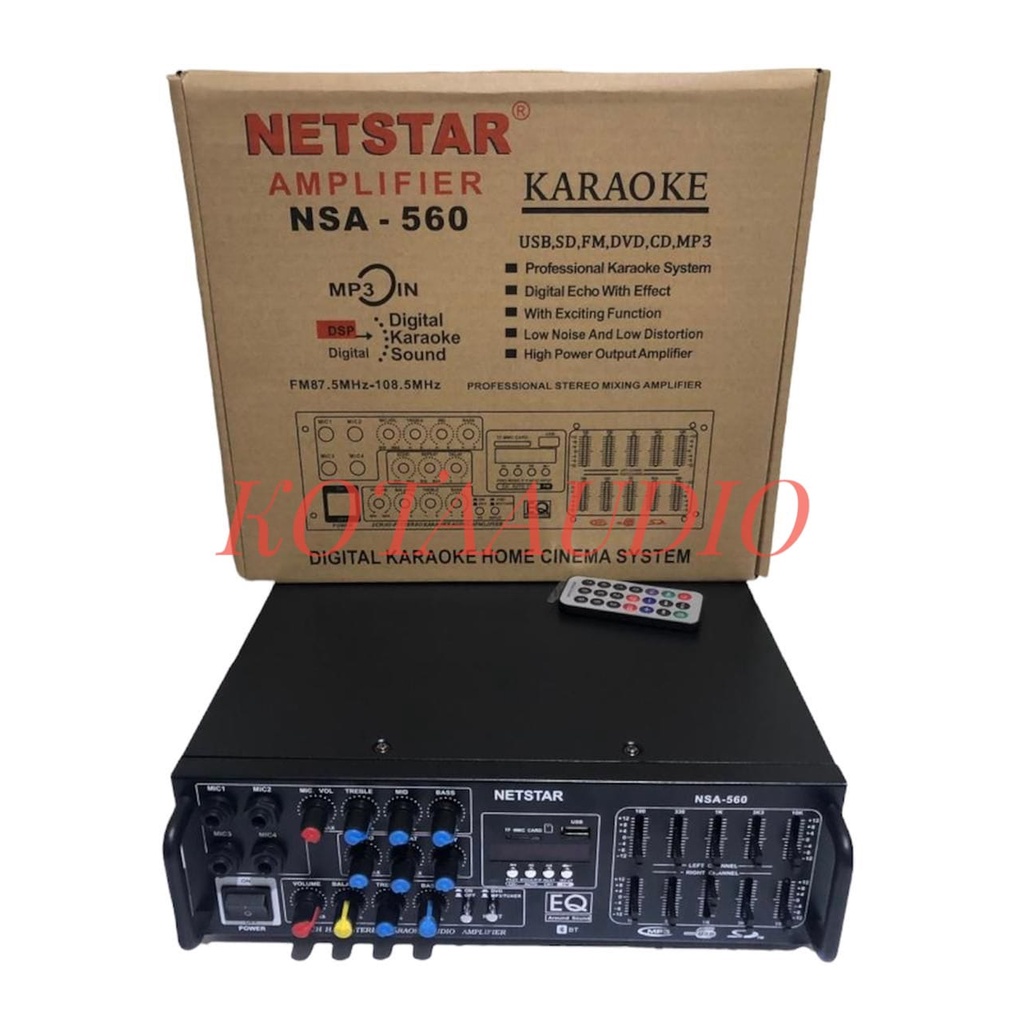 Amplifier Karaoke Netstar NSA 560/ NSA560 Bluetooth