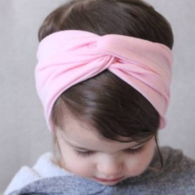 Bandana Kain Bayi / Headband Kain Newborn / Bando Bayi / Headwrap Bayi / Hairband Bayi Impor