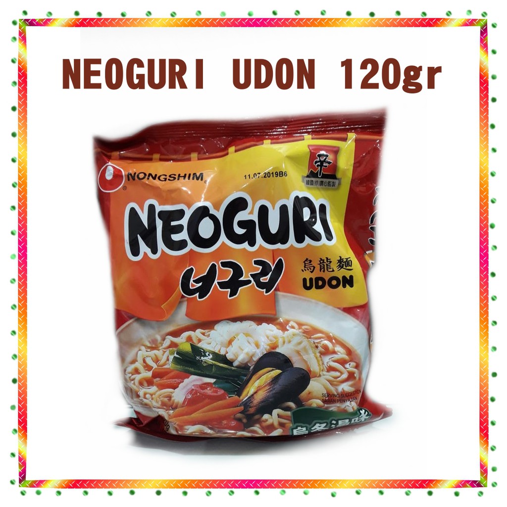 

neoguri udon 120gr pasta mie instan korean taste mie kring NOGURI