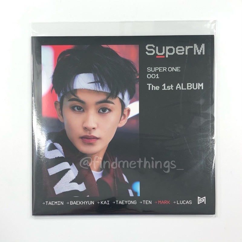 [ready stock] SuperM - MARK mini LP signed poster SEALED