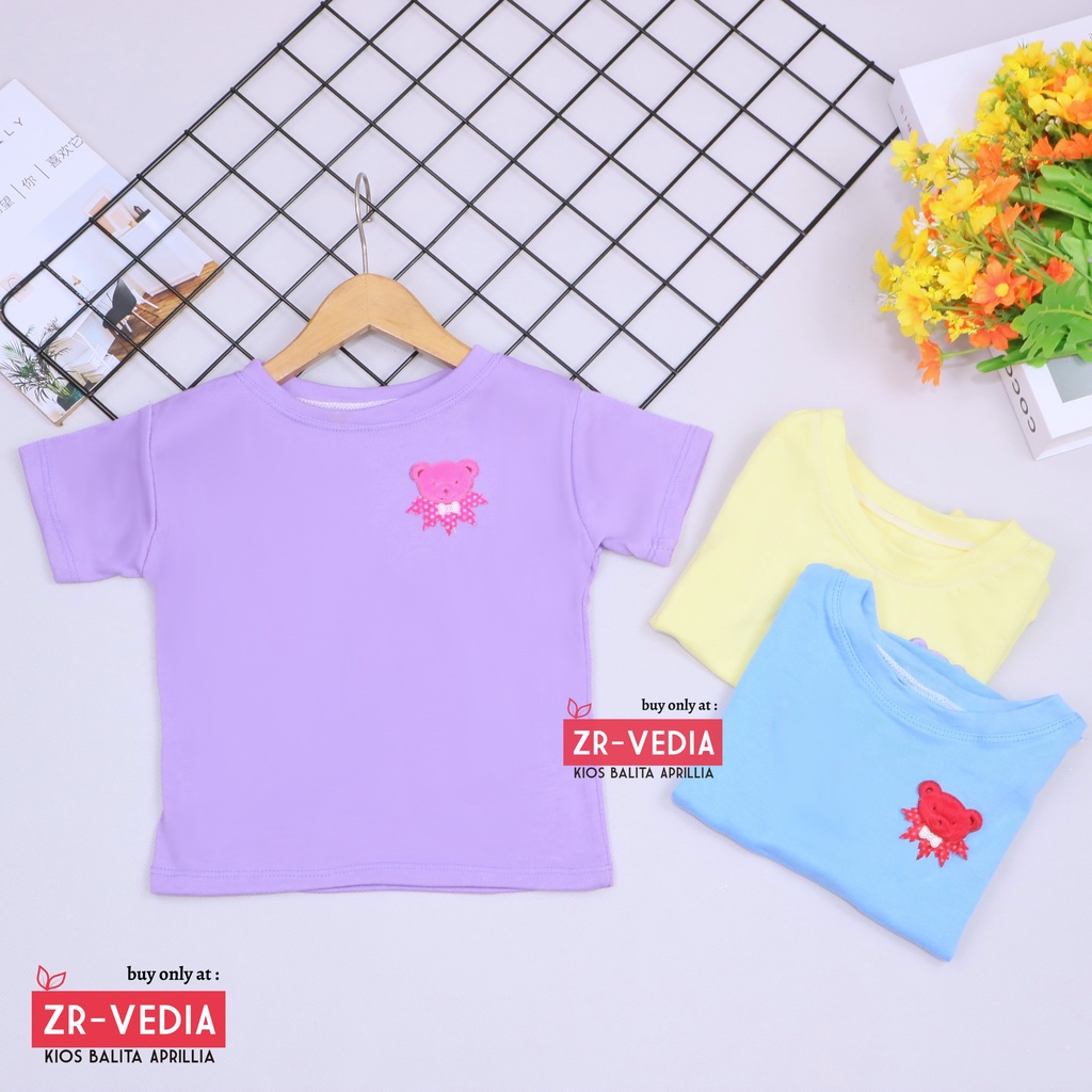 Lolipop Shirt uk 1-2 Tahun / Kaos Anak Perempuan Kids Baju Import Lengan Cewek Blus T-Shirt Polos