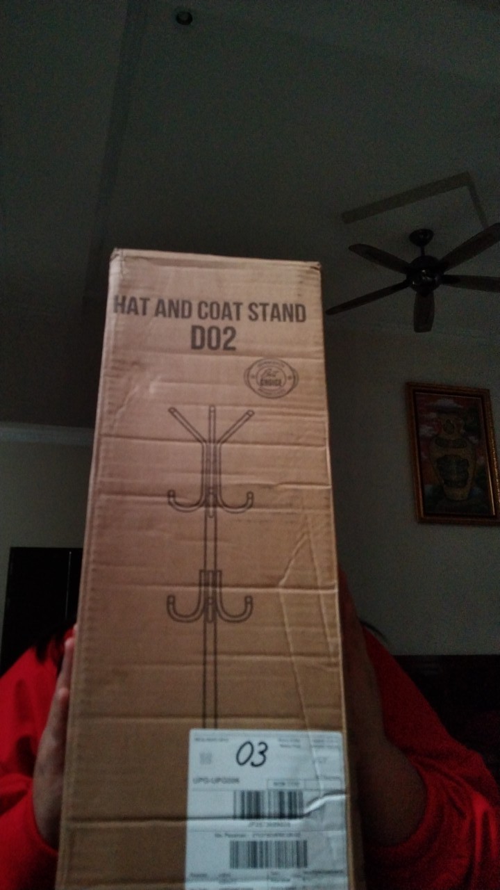 Newstyle D02 Stand Hanger Gantungan Baju Coat Gantungan Tas Dan Topi Tas Multifungsi