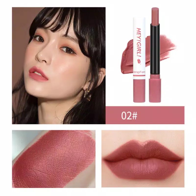 Lipstik Korea Matte Tahan Lama Cepat Kering Tahan Air Isi 4 pcs