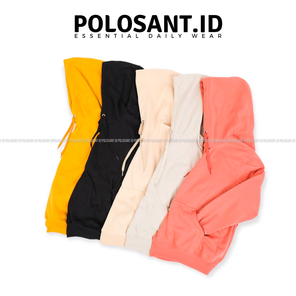 [COD] Bahan Premium | Hodie Polos Unisex Cotton Fleece Tebal Pria Wanita Hodie Jumper Original POLOSANT.ID