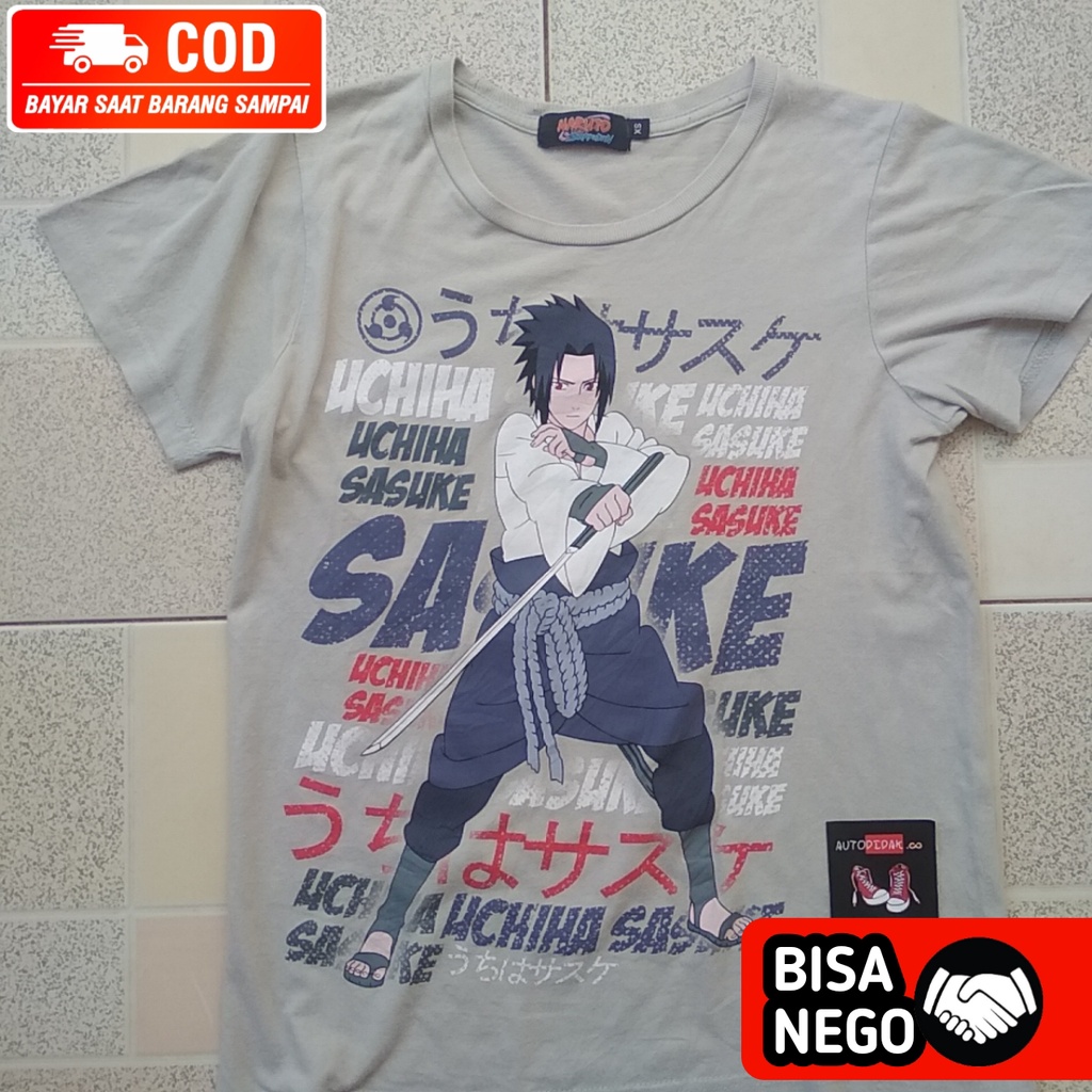 KAOS SECOND ORIGINAL KARTUN NARUTO /KAOS ANIME ORIGINAL SECOND/TSHIRT KARTUN NARUTO SECOND ORIGINAL