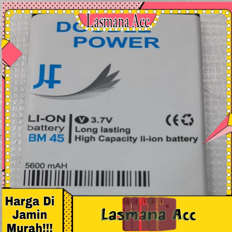 BATRE BATERAI BATREY DOBEL POWER XIAOMI REDMI BM45.5600MAH