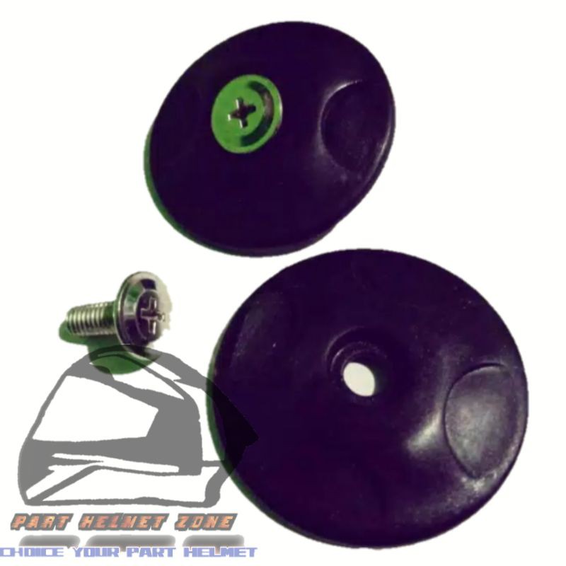 2 vision set knop kaca helm | | Ring baut rachet KYT 2vision |COD