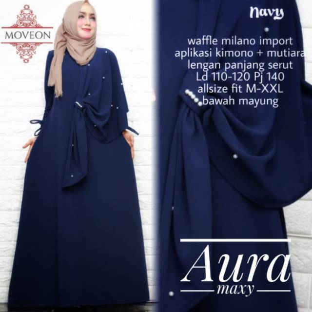 BAJU GAMIS BASIC JUMBO PESTA LD 110-120