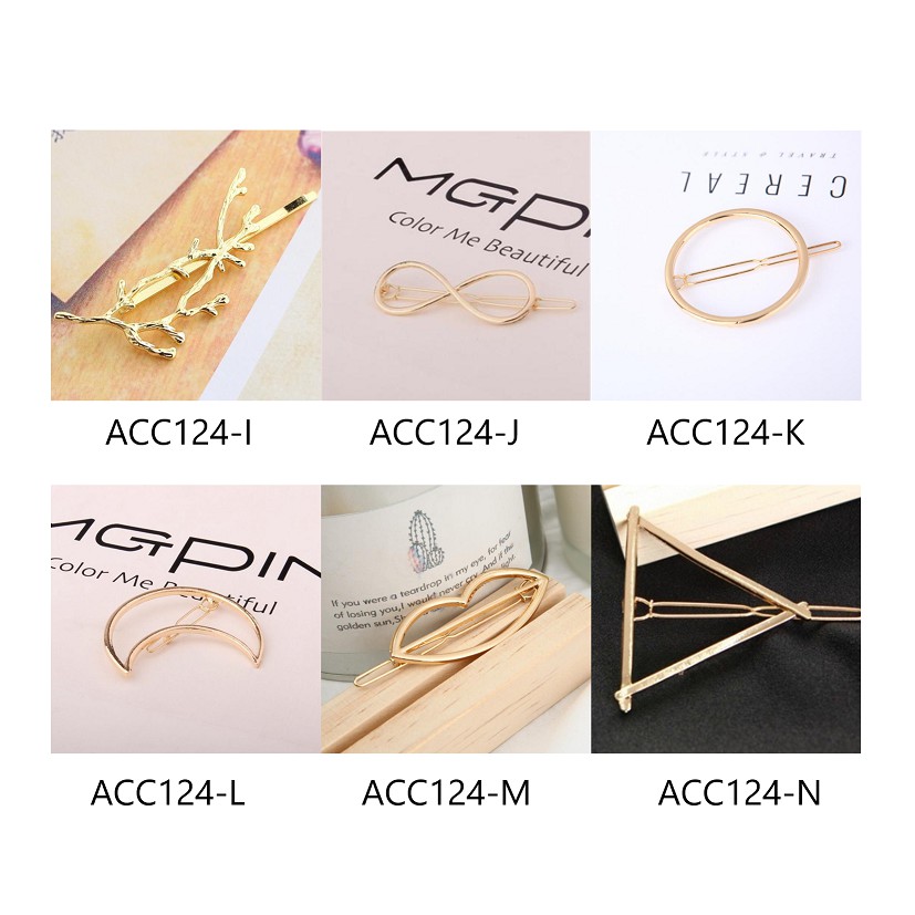 MARKAS ACC124 Jepit Rambut Mutiara Jepitan Perempuan Model Barrette Korea