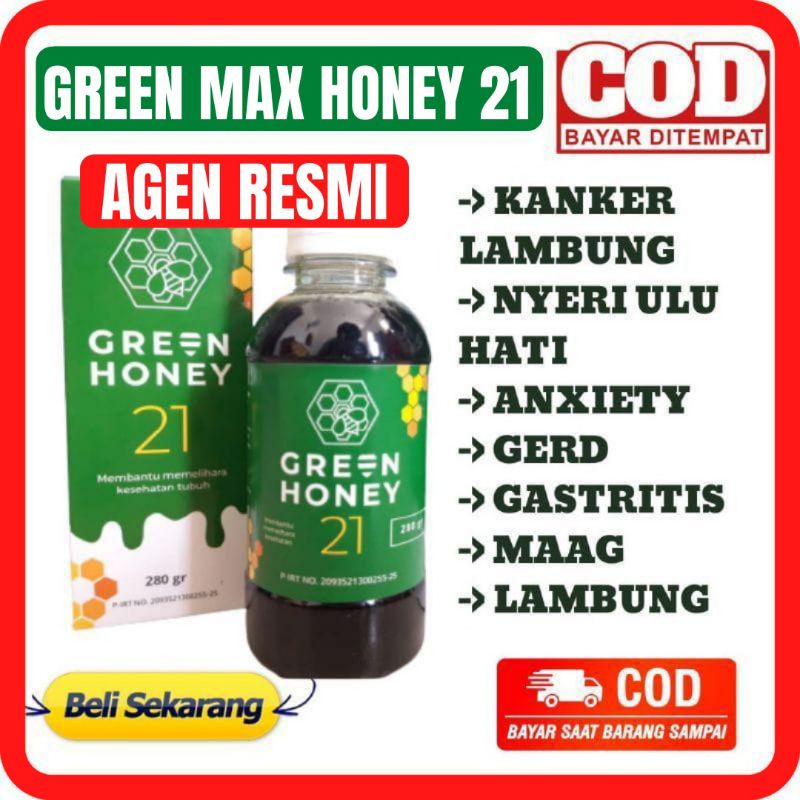 MADU GREEN HONEY 21 MADU IJO GREEN HONEY Madu LAMBUNG MAAG MAGH MAAGH Madu LAMBUNG GERD & Pencernaan