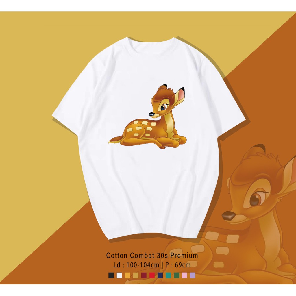 RUSA DISNEY / TERMURAH BAJU KAOS KATUN WANITA/ PRIA UNISEX LENGAN PENDEK / TUMBLR TEE