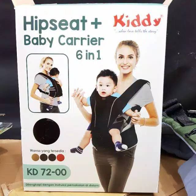 Hipseat Kiddy 6in1 / Gendongan 6 in 1 Kiddy Hipseat