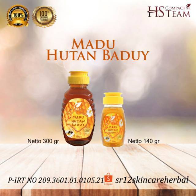 

MADU HUTAN BADUY 300g SR12 / PURE HONEY / MADU HUTAN LIAR / MADU ASLI / MADU MURNI / MADU