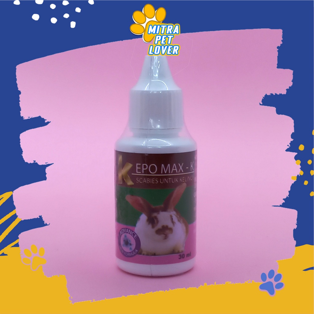 OBAT SCABIES KELINCI - KEPOMAX 30ML ORIGINAL - ANTI KUDIS DEMODEX KUTU &amp; CACING PROTOZOA &amp; GATAL KORENG BUDUKAN RABBIT - KEPO MAX - MURAH GARANSI ASLI KUALITAS - PET ANIMAL HEALTHCARE &amp; VETERINARY TAMASINDO OBAT &amp; VITAMIN TERNAK HEWAN MITRAPETLOVER