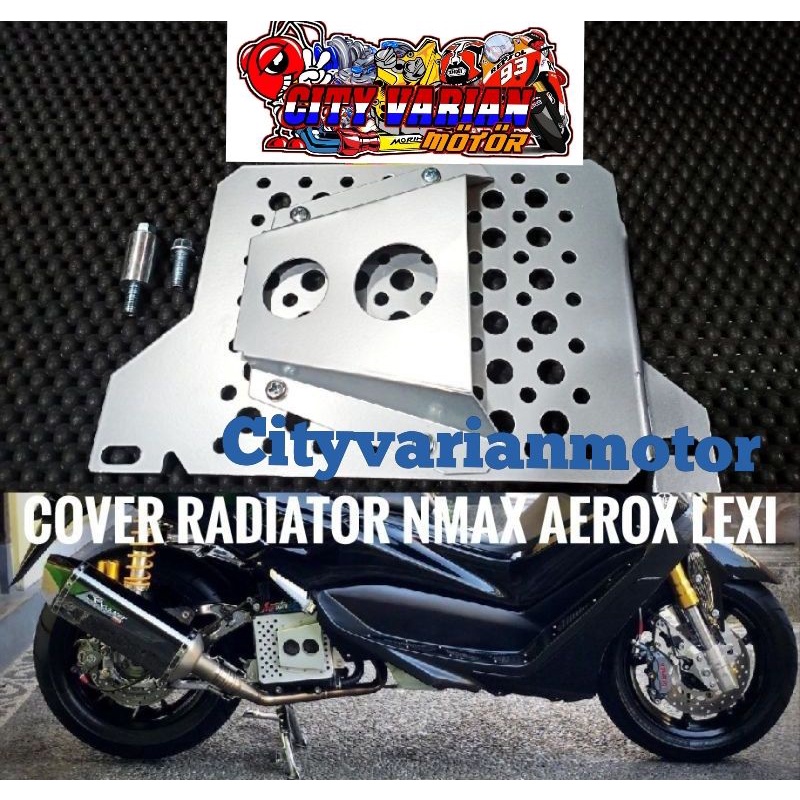 COVER RADIATOR NMAX PLUS AIRSCOP VELOSCOP COVER TUTUP RADIATOR NMAX AEROX LEXI NMAX NEW