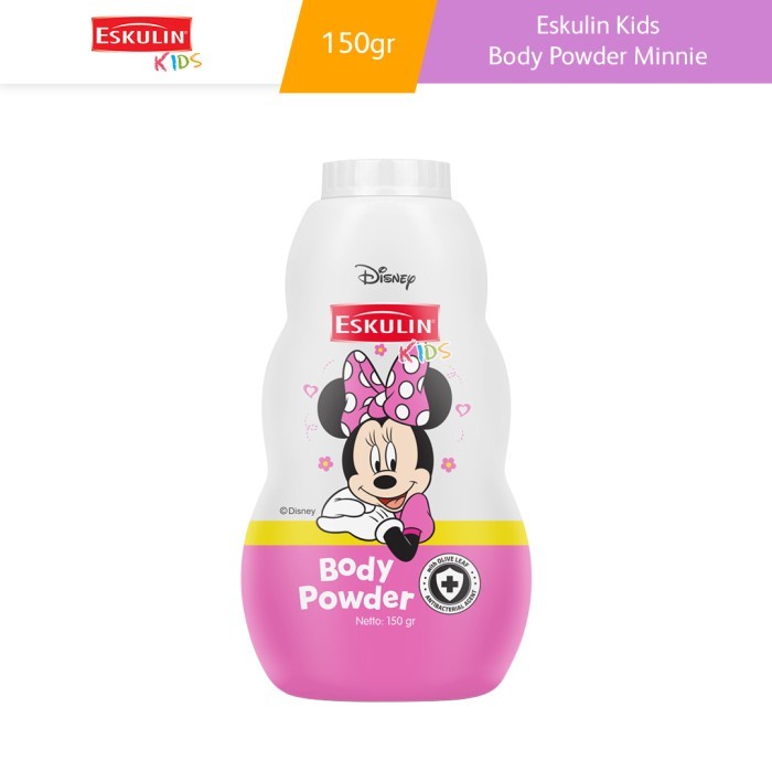 Eskulin Kids Body Powder Minnie 150gr Antibacterial Agent