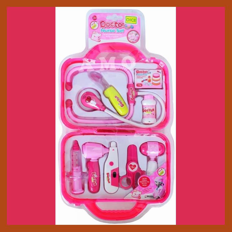 DOCTOR NURSE SET PINK - MAINAN ANAK DOKTERAN