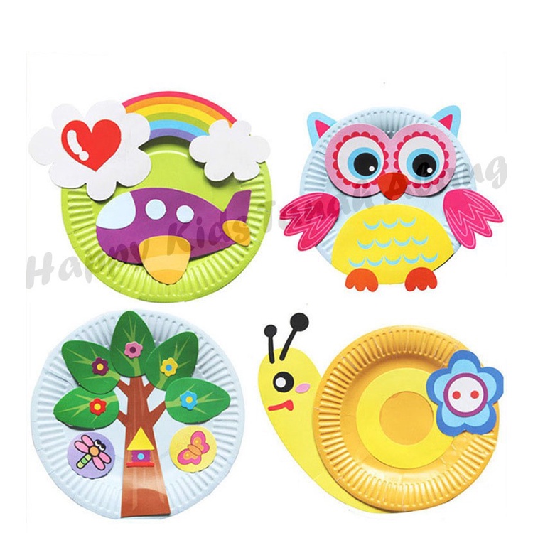 MAINAN DIY PAPER PLATE TEMPEL PIRING KERTAS