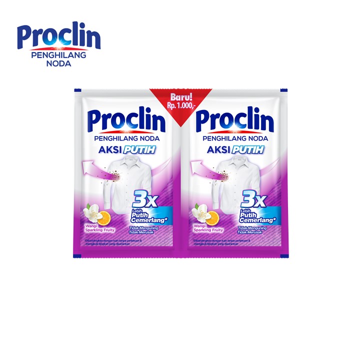 Proclin Aksi Putih Sachet 25ml - 24pcs