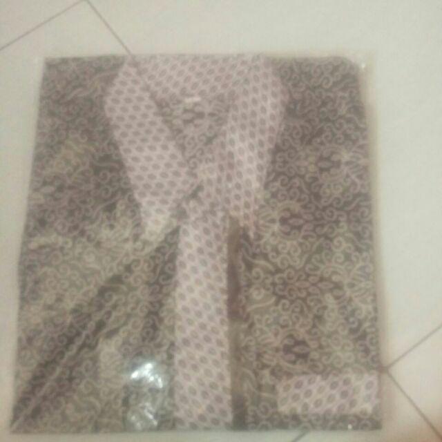 Kemeja Batik Pria Kode Pb 132 |   Batik Kenongo Batik Murah Keren M L Xl