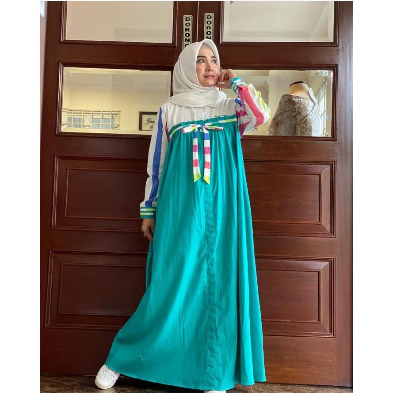 Dres Muslim Gamis Islami Busui Queen Dress By Eazy Style