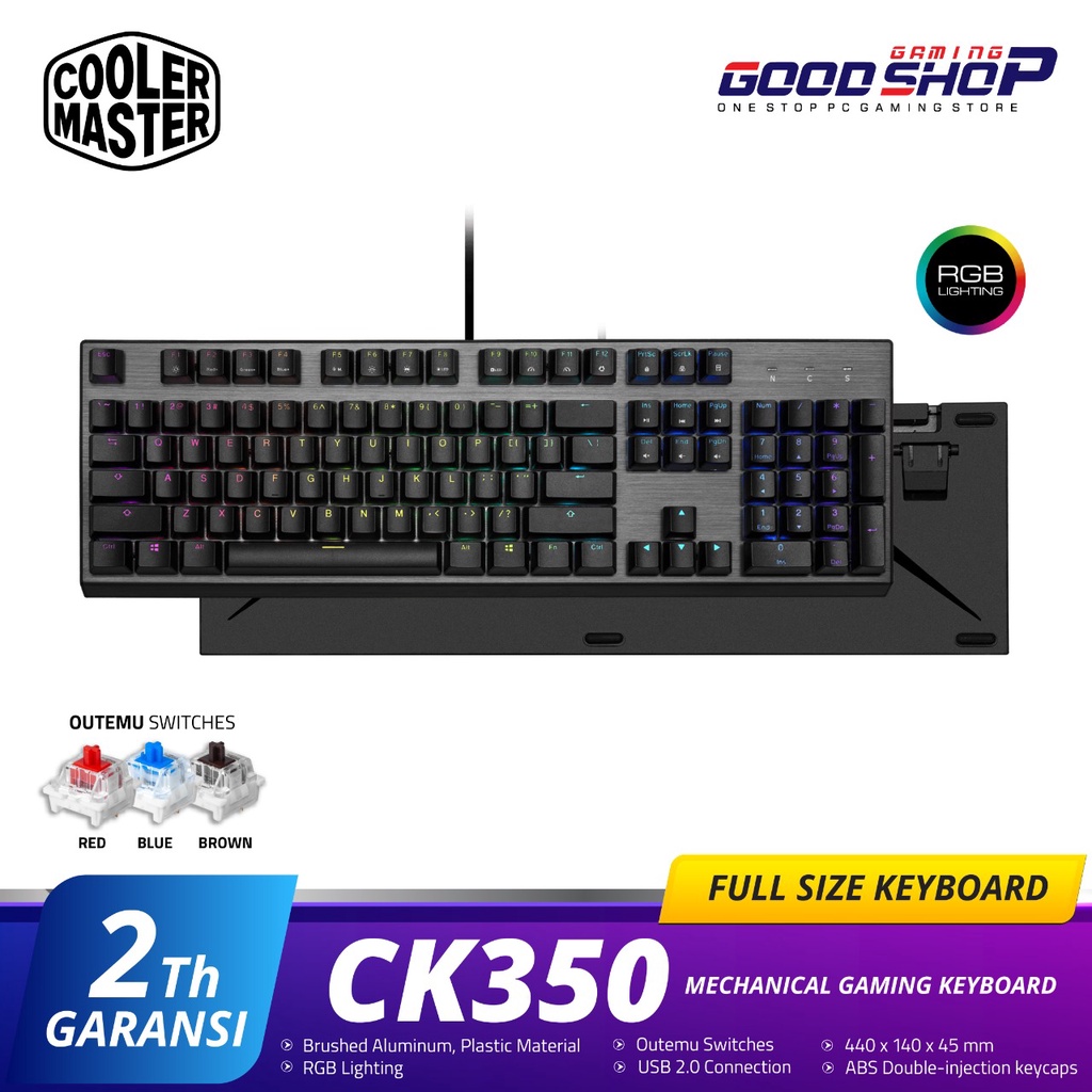 Cooler Master Keyboard CK350 - Gaming Keyboard