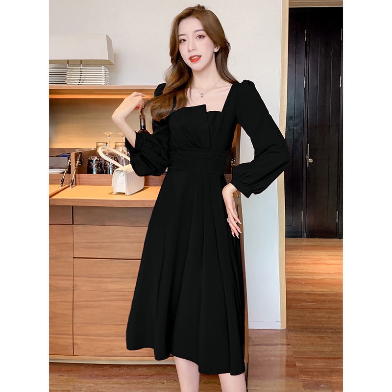 Large women's 2021 popular high-grade dress autumn dress high-grade sense of celebrity temperament c