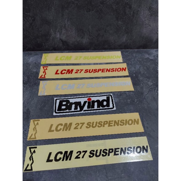 STICKER SHOCK LCM 27 SUSPENSION CUTTING