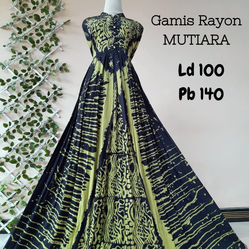 "READY STOK, SIAP KIRIM" GAMIS RAYON CANDI MEKAR #RCM SIZE " M " | MUTIARA | TWILL ORI | REALPICT