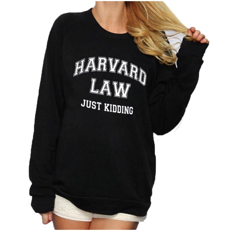 Jaket / Zipper / Hoodie / Sweater Harvard Law - Hitam