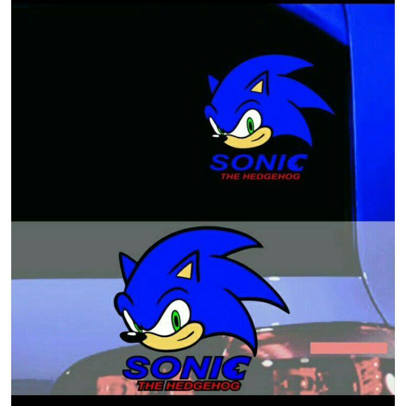 

STICKER CUTTING SONIC THE HEDGEHOG