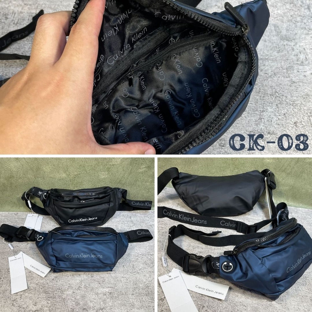 Waistbag Calvin Klein CK Jeans WATERPROOF / Tas Pinggang Tas Selempang