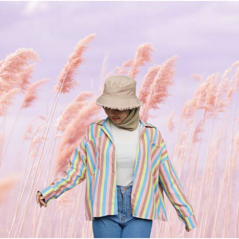 MACARON CAKE  KEMEJA CEWEK KUE