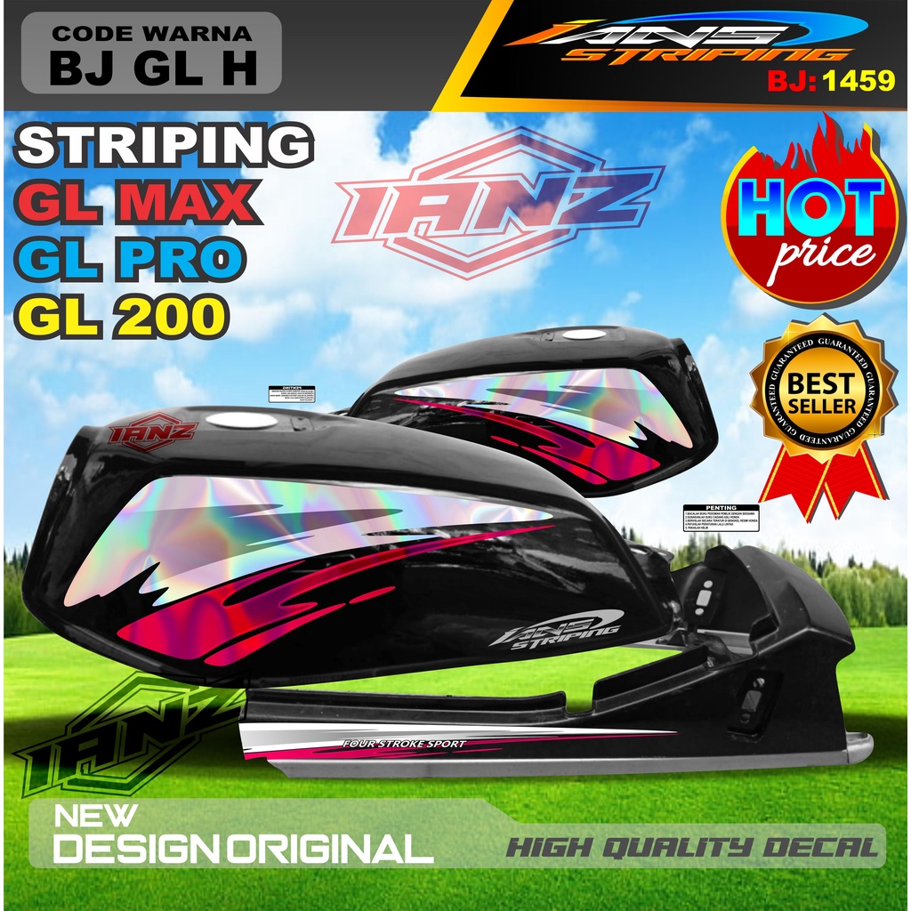 STRIPING GL MAX HOLOGRAM / STRIPING GL PRO MAX 2000 VARIASI HOLOGRAM / STRIPING GL