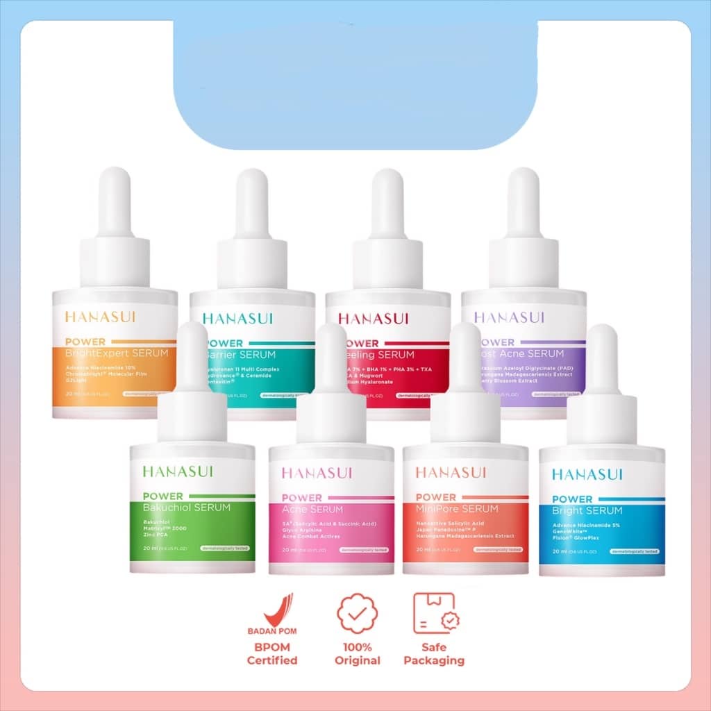 ⭐️ Beauty Expert ⭐️ HANASUI POWER SERUM - Bright Expert | Acne | Bakuchiol | Peeling | Mini Pore
